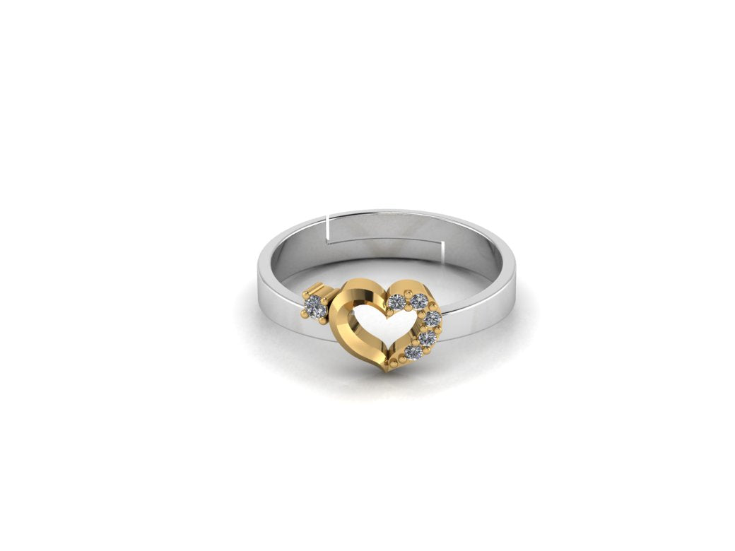 Rings | Ladies Diamond Ring Pure Silver | Freeup